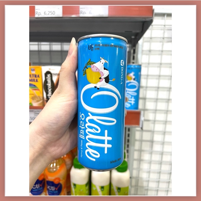 

DONG-A OLATTE ORIGINAL MILKY AND FRUIT DRINK 240 ML