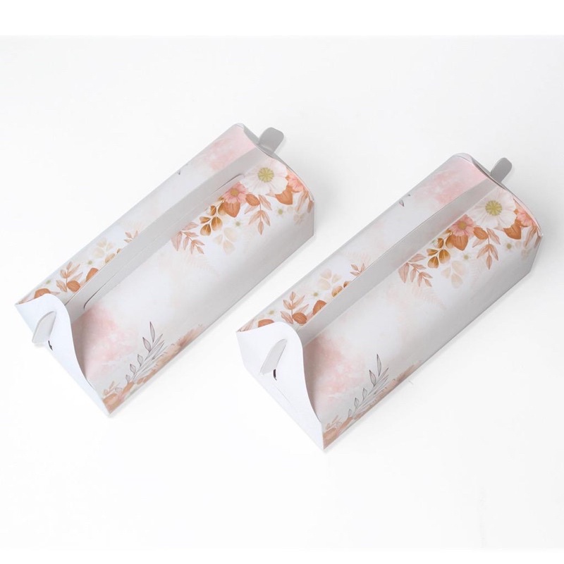 

(1pc) Gable Box peach fleur 24x10x7