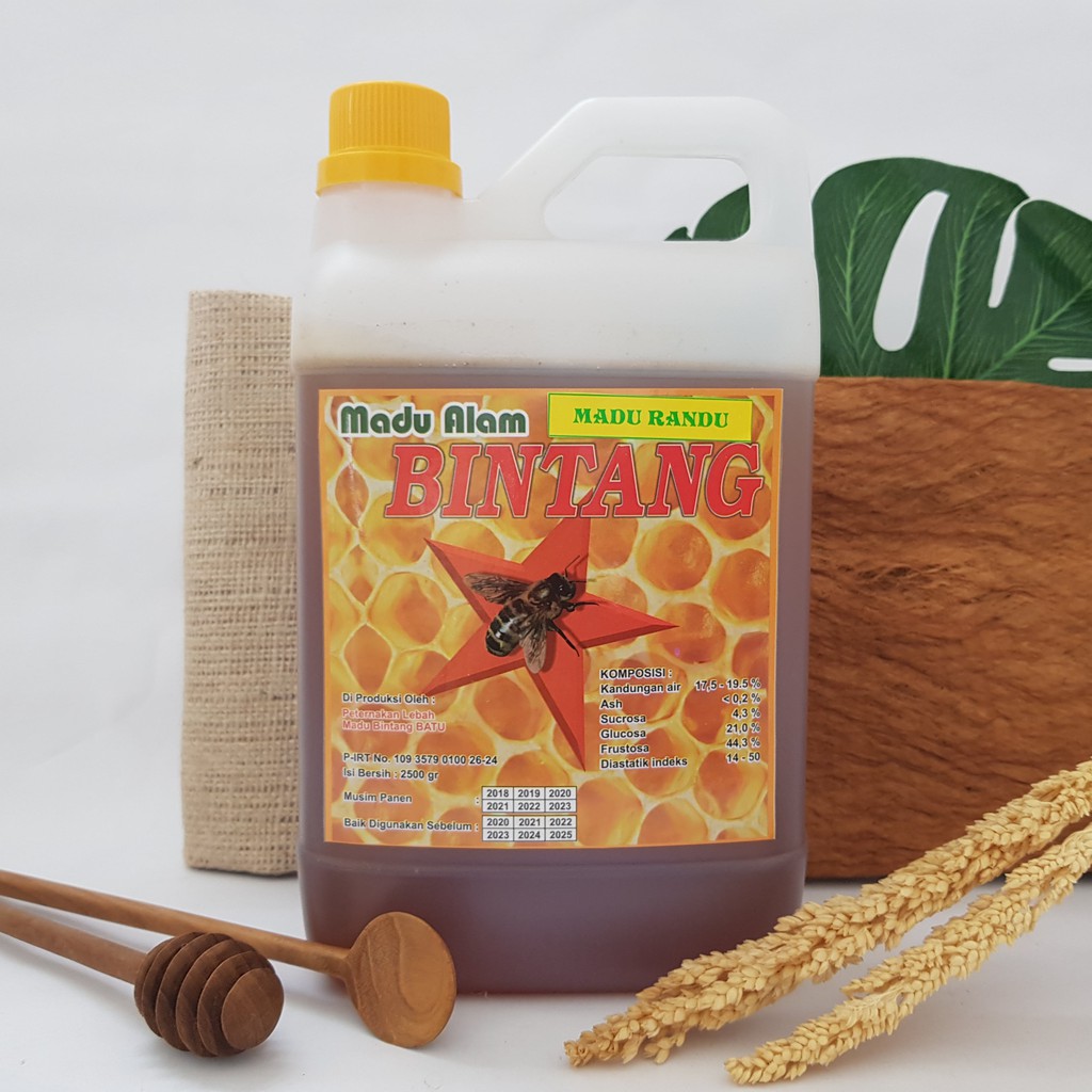 

Madu Asli | Madu Randu 1550ml/2500gr | Madu Bintang