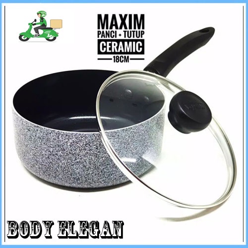 PAKET ISI 2PCS SAUCEPAN MAXIM NEOSTONE 18 CM+24FRYPAN MANTAP