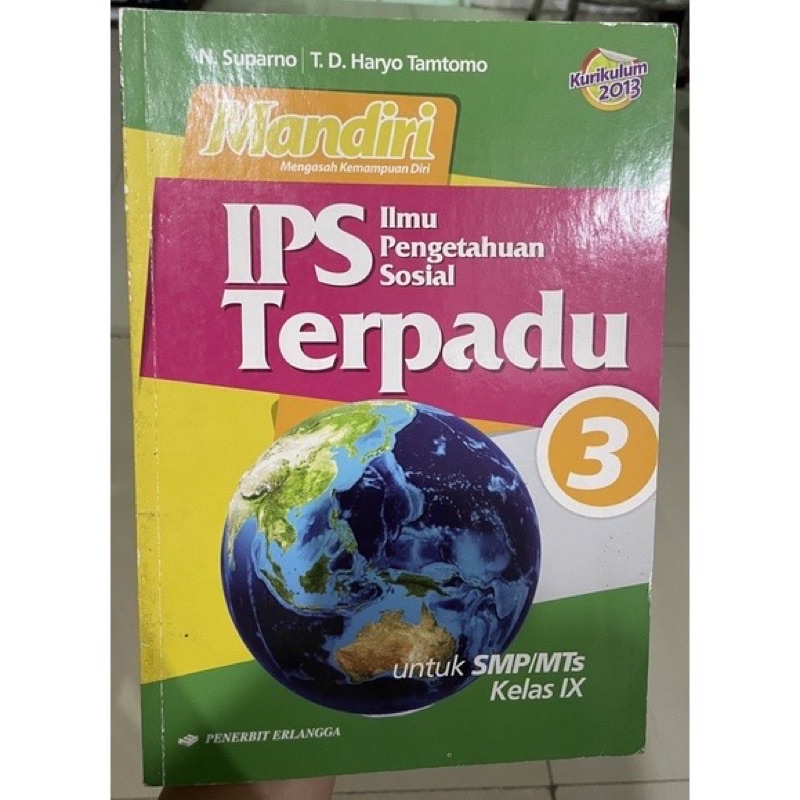 buku mandiri ips kelas 9 erlangga