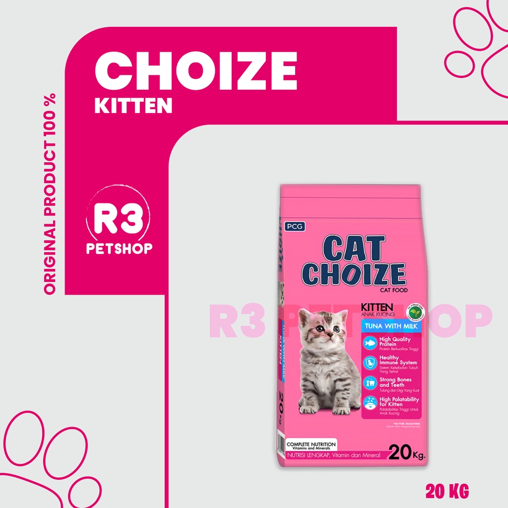 Makanan Kucing kering murah CAT CHOIZE 20kg All Varian ( Grab Gosend )