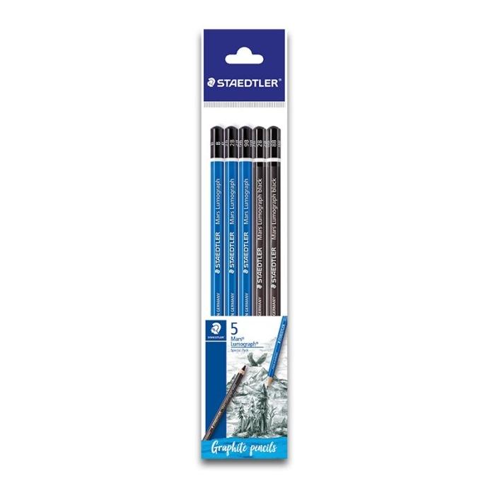 

Big Sale STAEDTLER PENSIL MARS LUMOGRAPH DEGREE SET 5 Big Sale