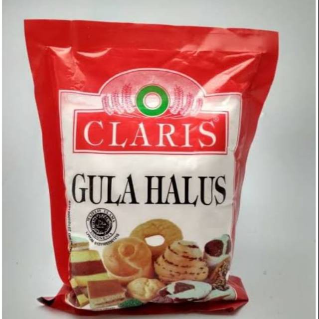 

GULA HALUS CLARIS 250 gr TEPUNG GULA