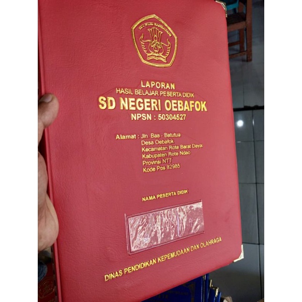 

MAP RAPORT / IJAZAH HOTPRINT EMBOSS