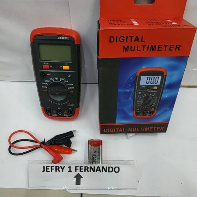 Digital multimeter kapasitor AC capasitor UA6013L