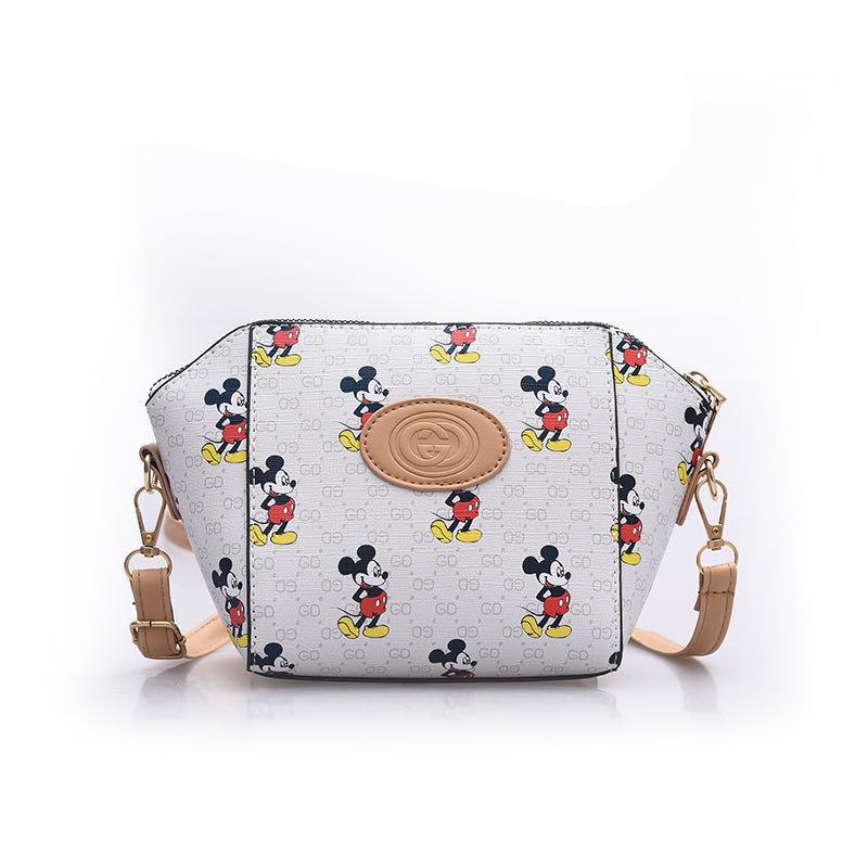 LT 1163 RISCE TAS SELEMPANG IMPORT MOTIF MICKEY MOUSE WANITA CEWEK PEREMPUAN JAKARTA BATAM