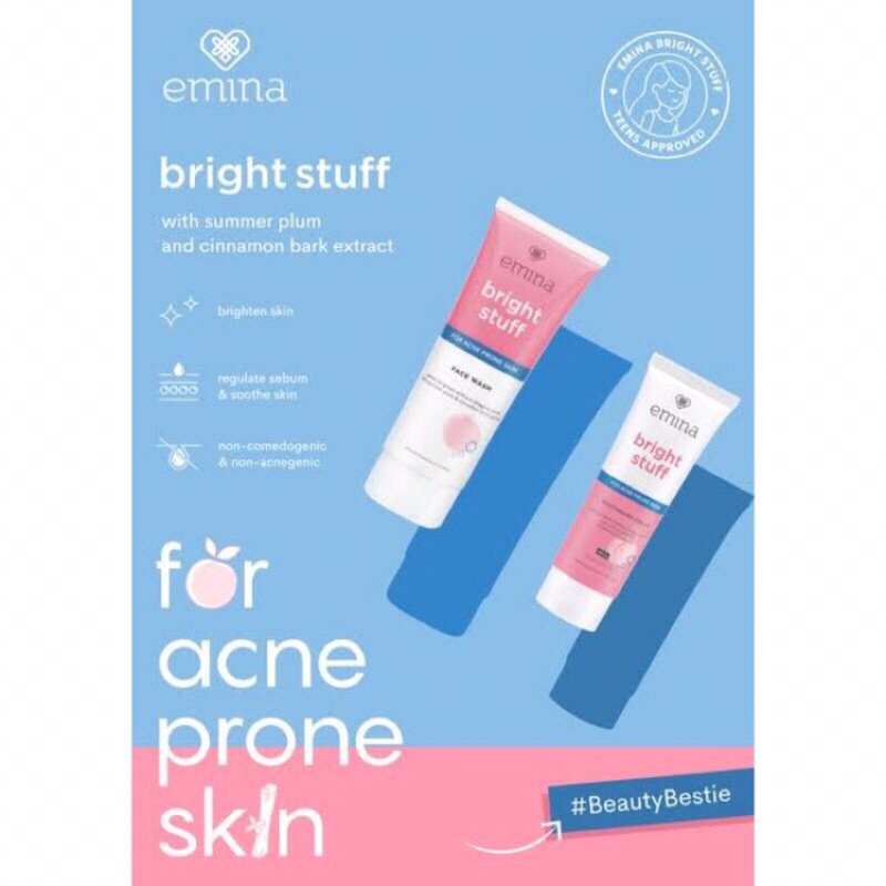 EMINA BRIGHT STUFF FOR ACNE PRONE SKIN FACE WASH