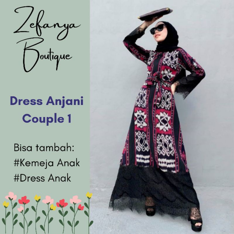 DRESS ANJANI COUPLE 1 - COUPLE KELUARGA - SETELAN KONDANGAN