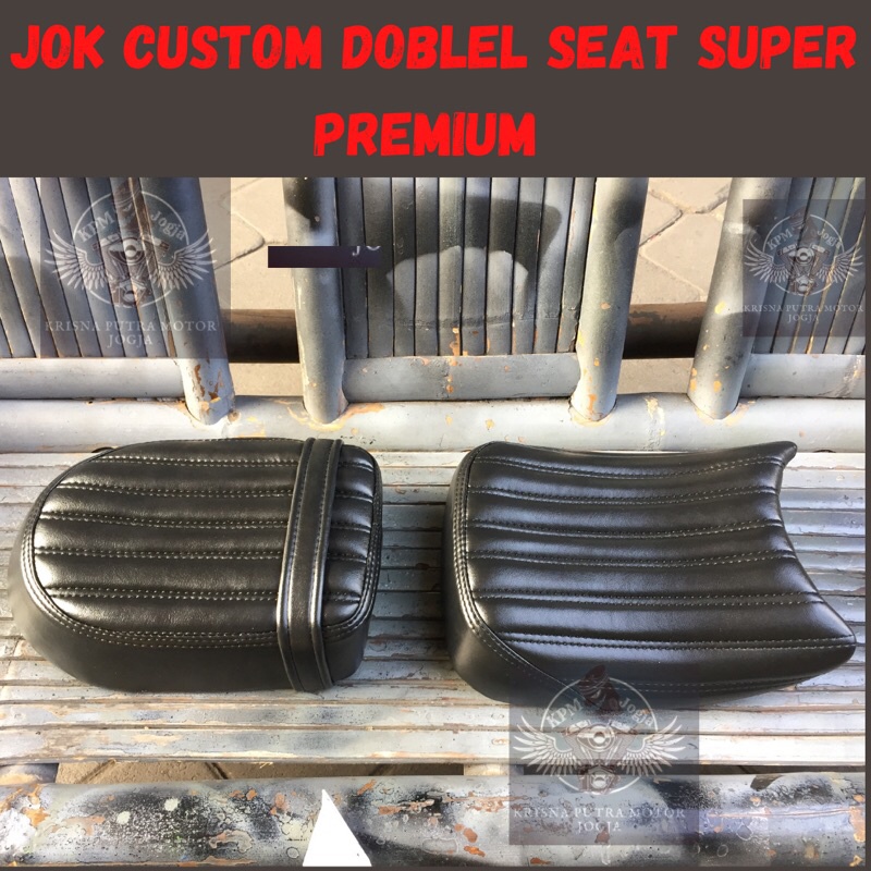 Jok custom double seat bobber chopper premium