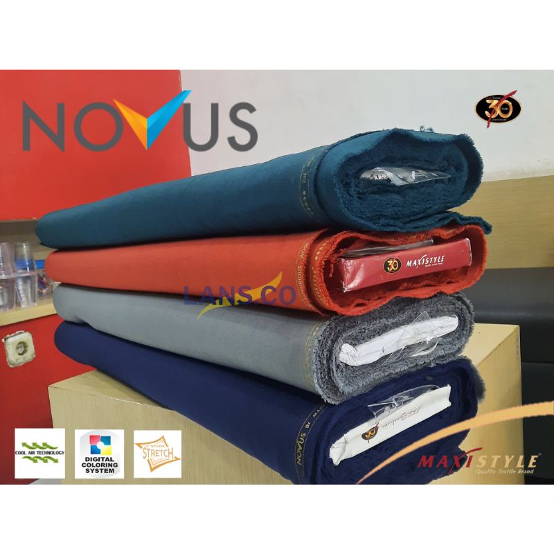 Kain Novus By Maxistyle Textile Kain Seragam Dinas PDH PDL Jas Pengantin Jas Formal Balzer Celana Pr