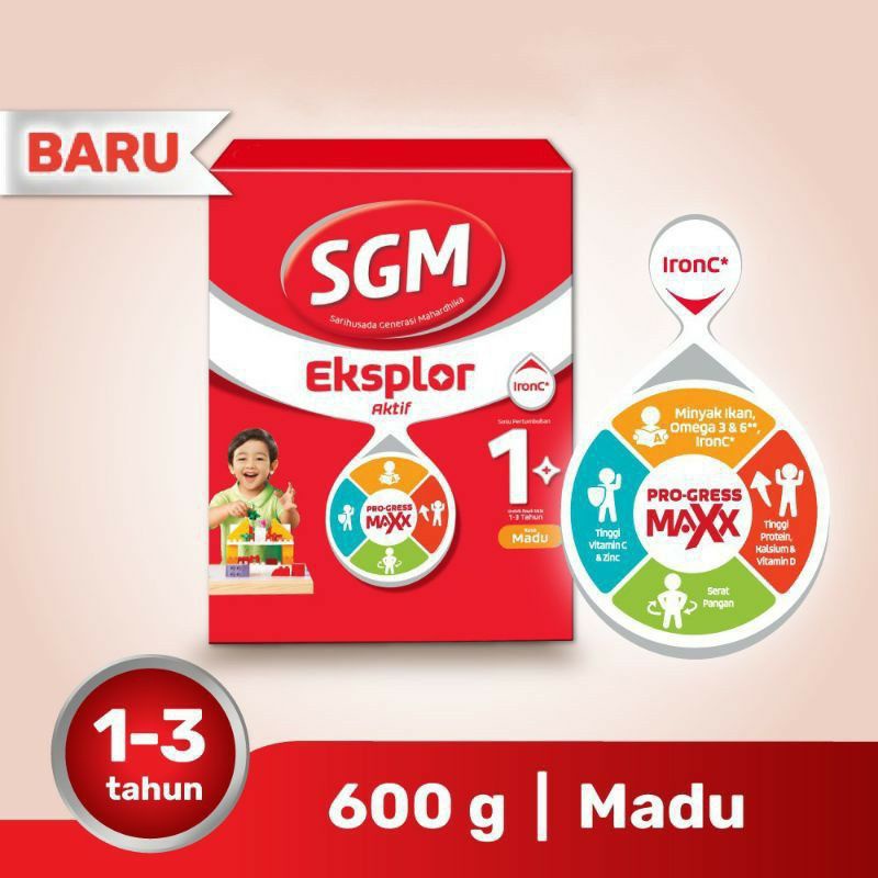 Sgm Eksplor 1+ Madu Vanila 400gr &amp; 600gr