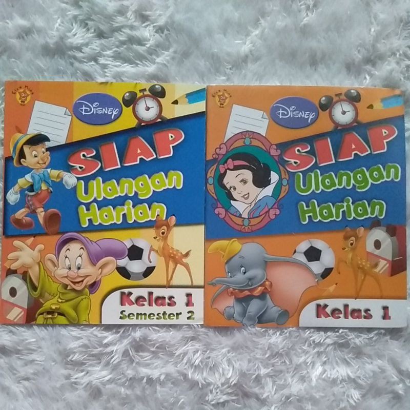 Buku Anak - Disney Siap Ulangan Harian Kelas 1, Kelas 1 Semester 2 &amp; Kelas 3