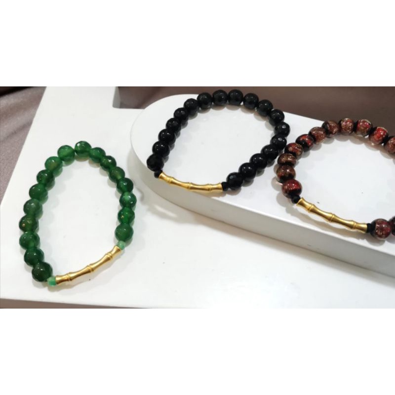 Gelang Bambu cina emas hongkong asli 24 Karat