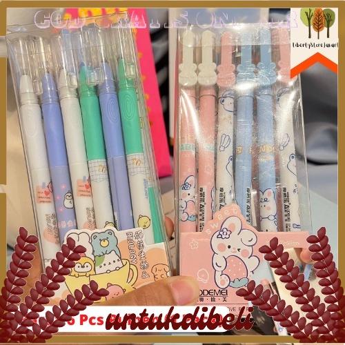 

Bolpoin Odemei Gp-34152 Terbaru Bisa Dihapus Isi 6pcs / Pulpen Erasable Ballpoint Funny Unique/ Alat Tulis Kantor Sekolah Ready Grosir