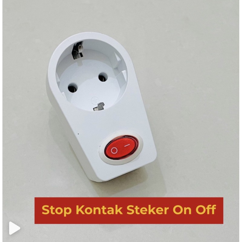 Steker Saklar On Off Lampu - Colokan Stop Kontak Listrik SNI Visicom VS424P