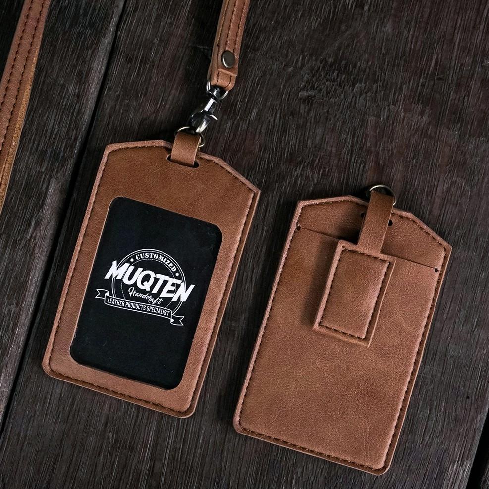 

7.7 Lanyard Name Tag Id Card Kulit Multi Fungsi (Untuk Grafir/Custom Logo Min 50 Pcs) ,.,.,.,.,.,