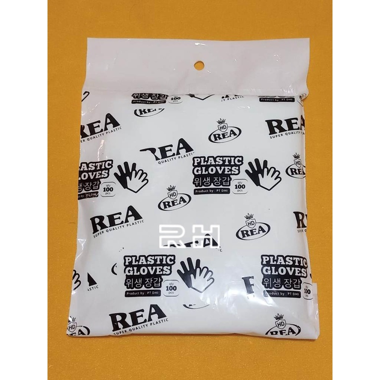 Hand gloves / Handgloves sarung tangan PLASTIK anti virus bukan karet atau latex