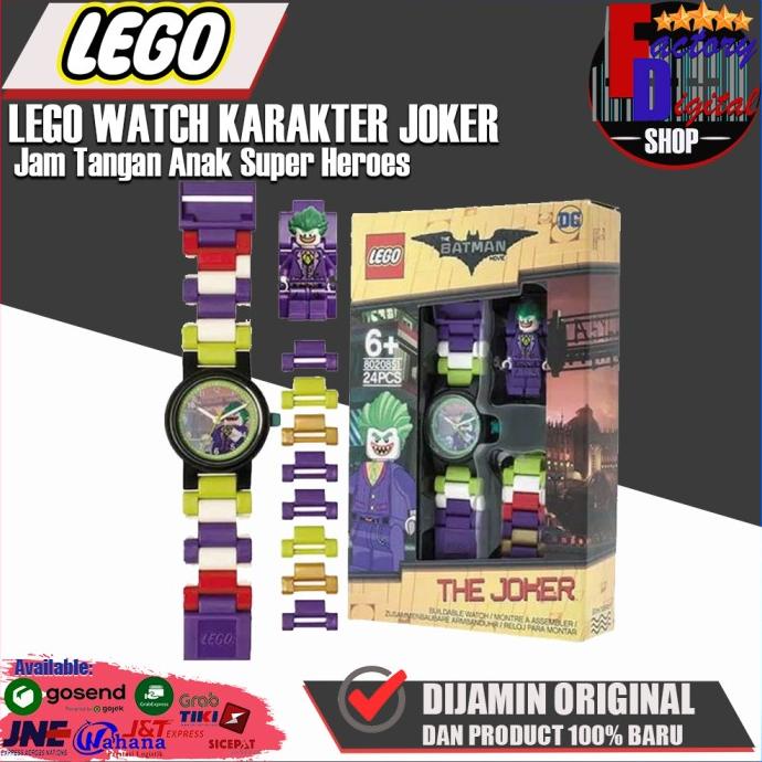Jam Tangan Anak Lego Watch Karakter Super Heroes THE JOKER Original