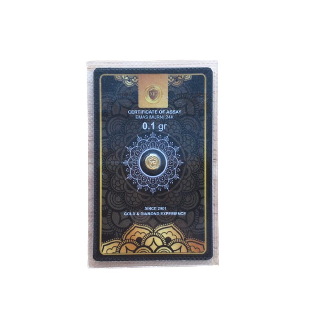 MINIGOLD 0.1 GRAM EMAS MINI 24K MINI GOLD BISA TUKAR ANTAM KWITANSI RESMI