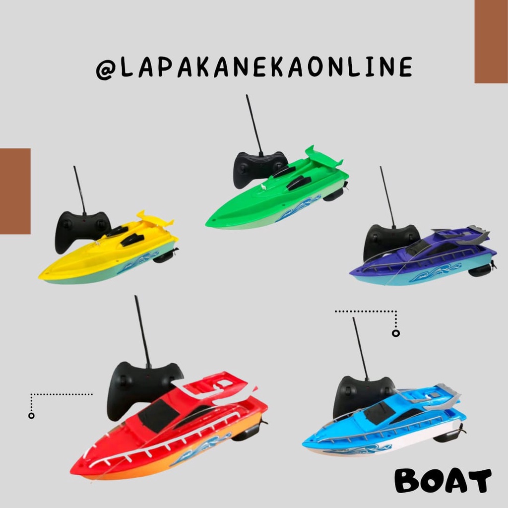 Mainan Anak Mainan Remote Control Kapal Anak Mainan Boat RC SpeedBoat Kapal Remot Kontrol Racing Boa