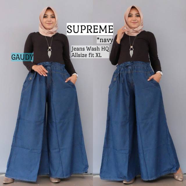 Supreme kulot jeans
