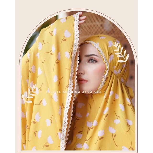 Mukena Arab Dlusia Jumbo ALYA Limited Mukena Dewasa By dlusia