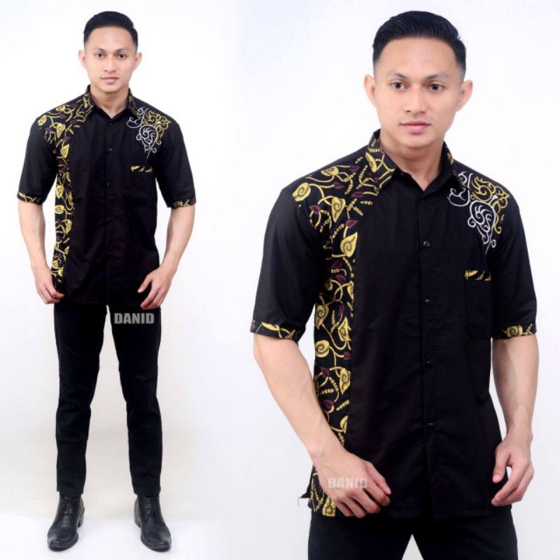 Kemeja Batik Pria Kombinasi Termurah &amp; Terlaris Size M, L, XL