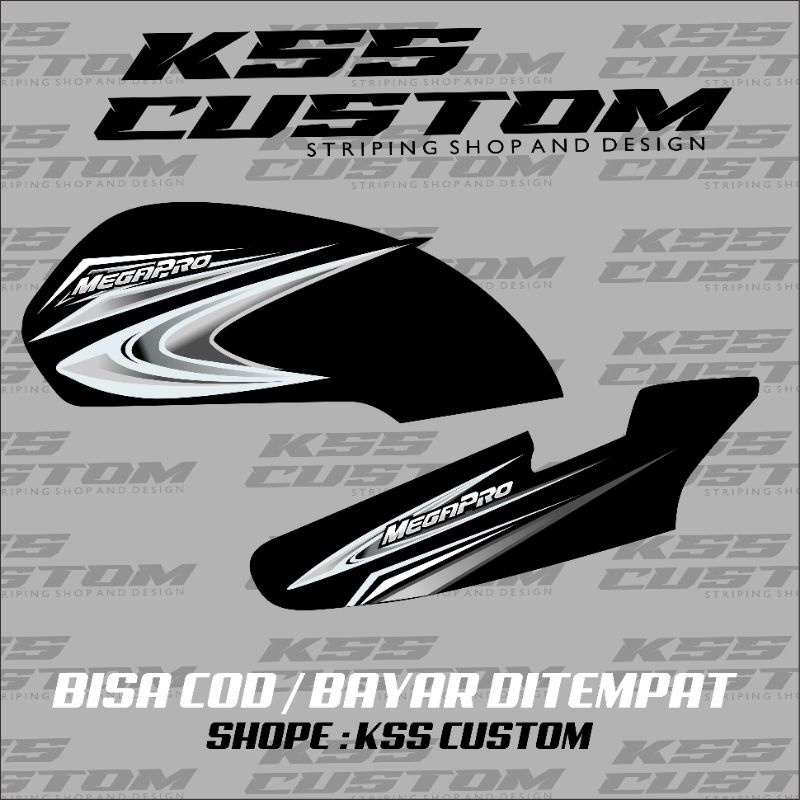 striping megapro hiu herex custom variasi - striping mp hiu variasi custom terbaru