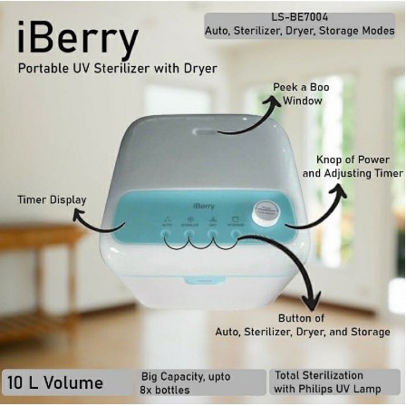 IBerry UV Sterilizer with dryer BE704