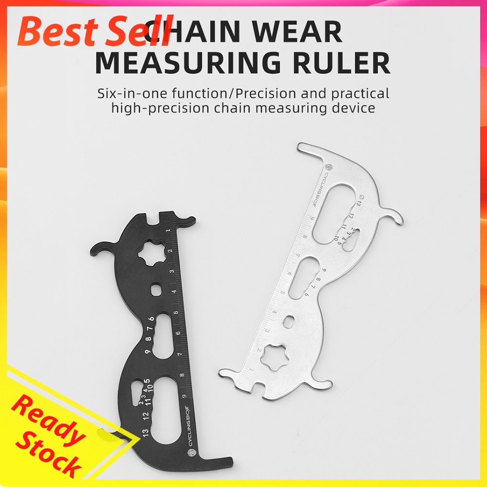 CYCLINGBOX MTB Bike Chain Wear Checker Caliper Chains Measuring Rulers