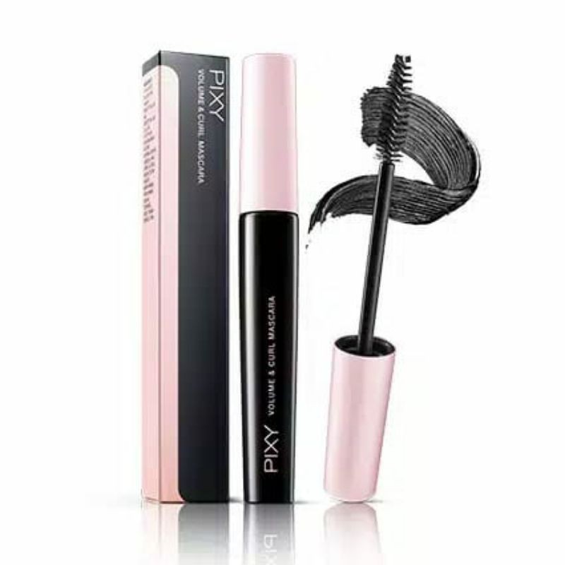PIXY MASCARA VOLUME &amp; CURL WATERPROOF ~ ORIGINAL 100%