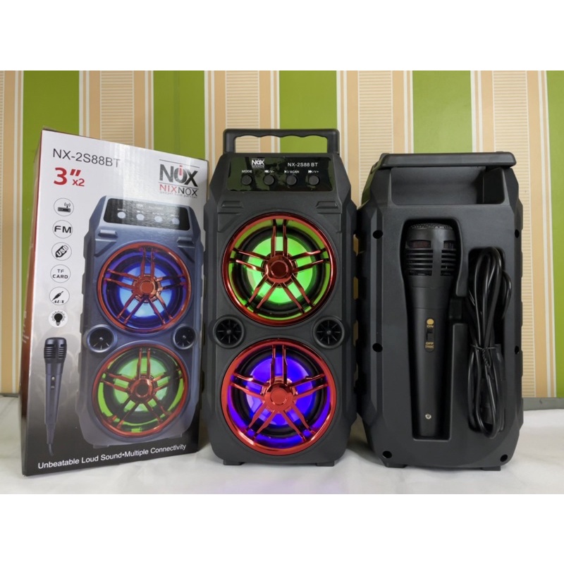 Speaker bluetooth  portabel BIG BASS S88 speaker bluetooth termurah-2