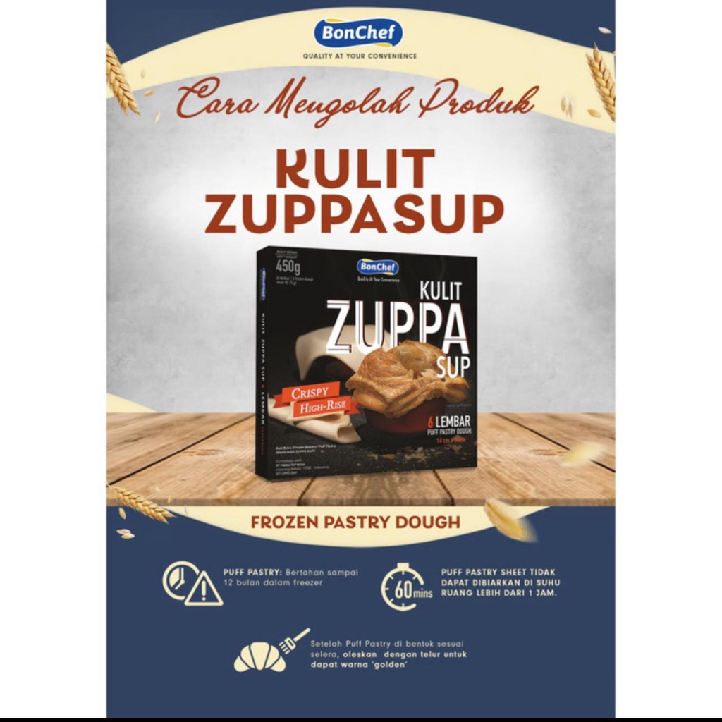 Bonchef Zuppa Soup 450gram - Kulit Zuppa Sup - Sup Gosend/Grab Only!!!