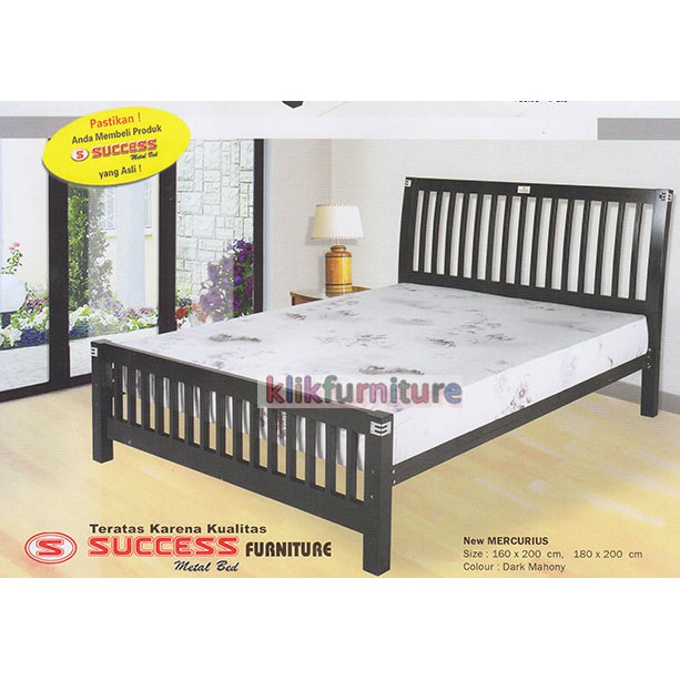  promo Ranjang  Semi Kayu New Mercurius SUCCESS 160x200  cm 