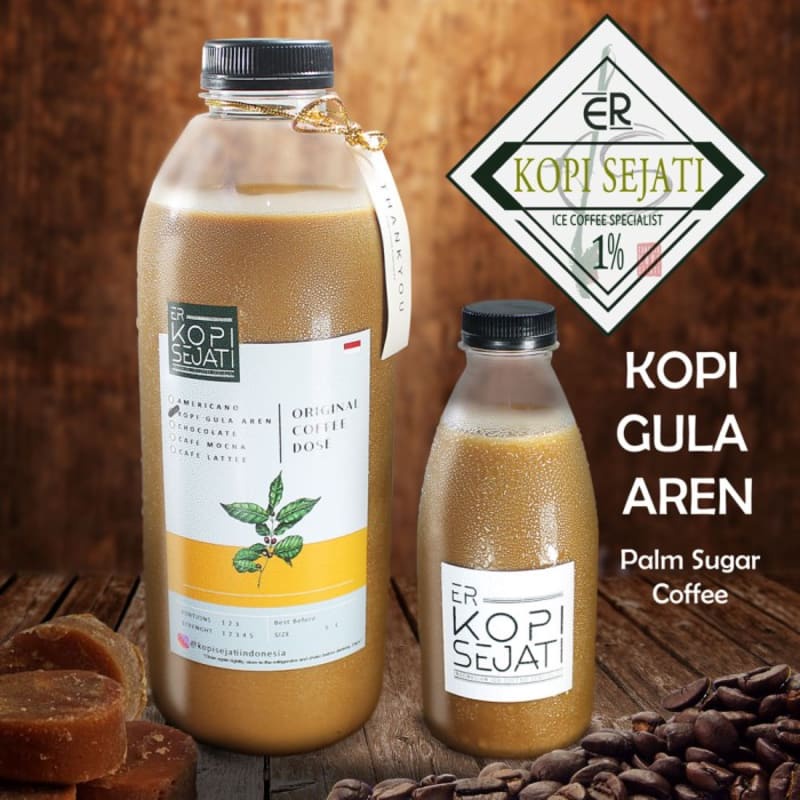 

Kopi Gula Aren by Kopi Sejati (GOJEK or GRAB only) - 1 Liter