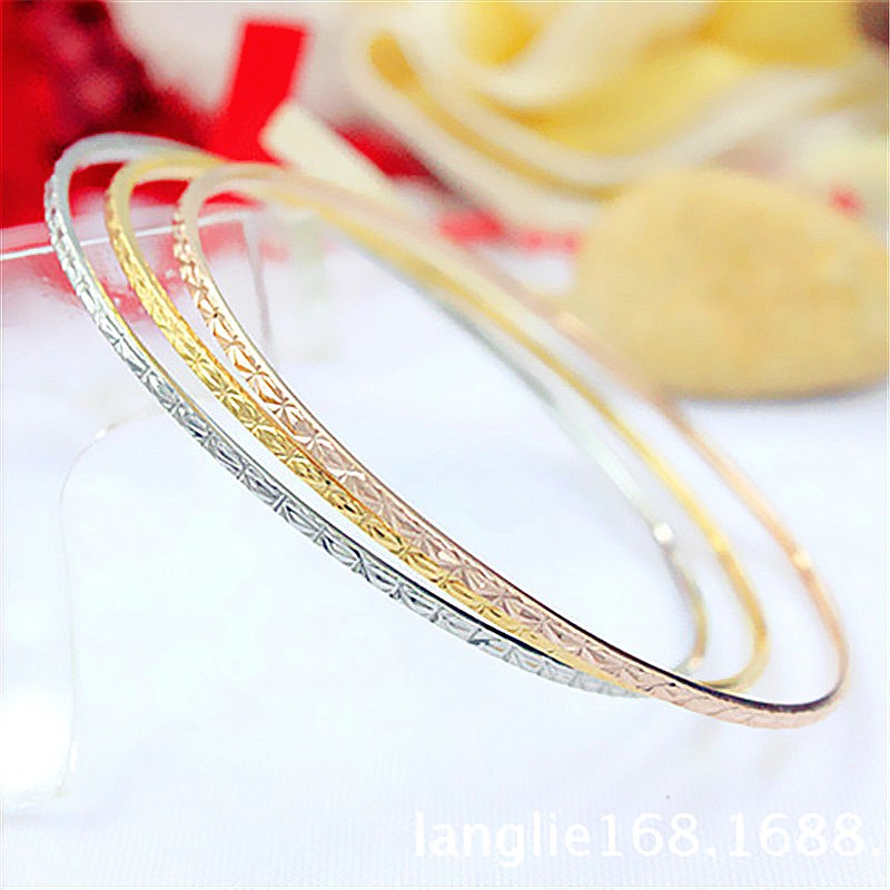 SALE / OBRAL Gelang Bracelet Wanita Aksesoris Titanium Korea GK004 simple polos