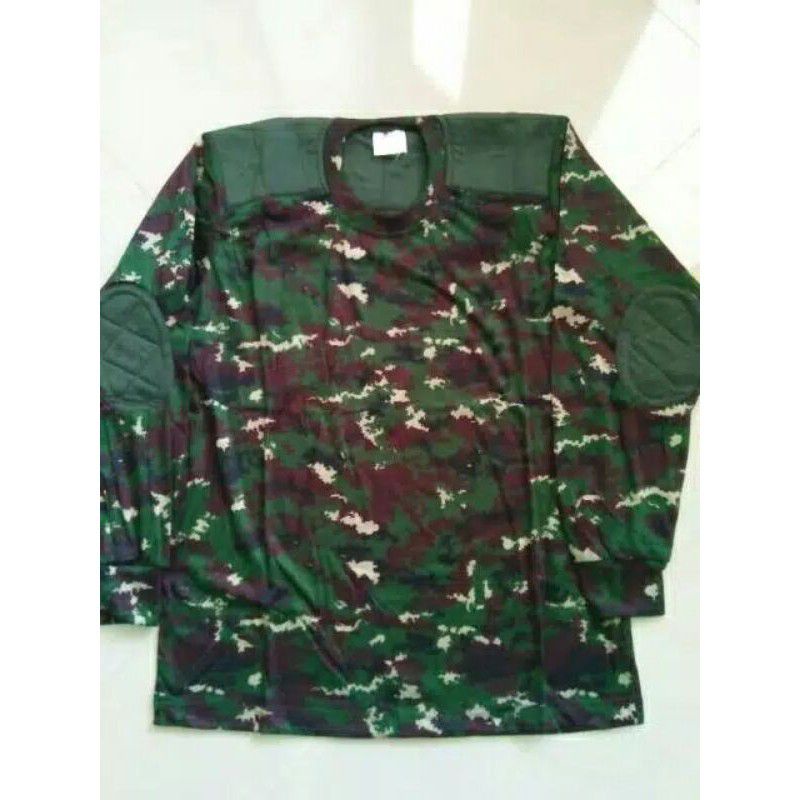 kaos loreng lengan panjang