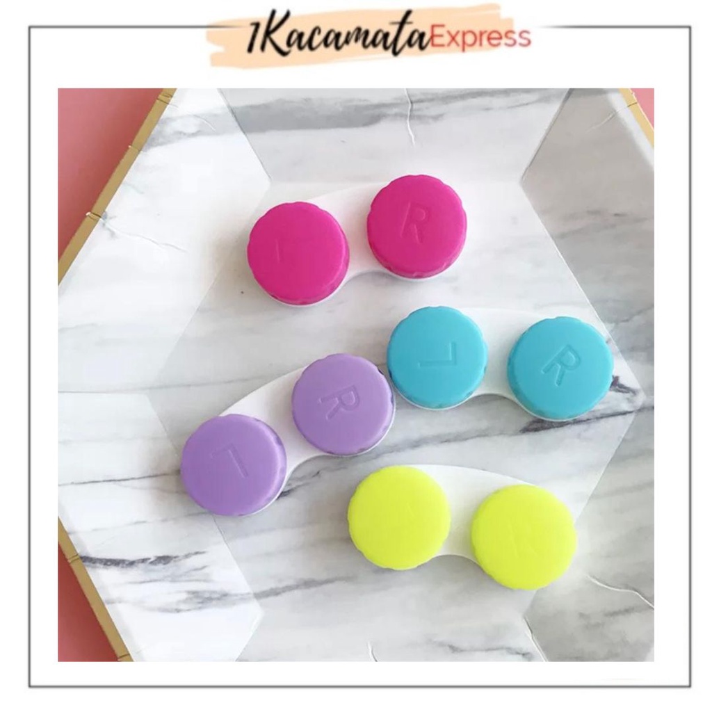 Tempat softlens case mini bunga