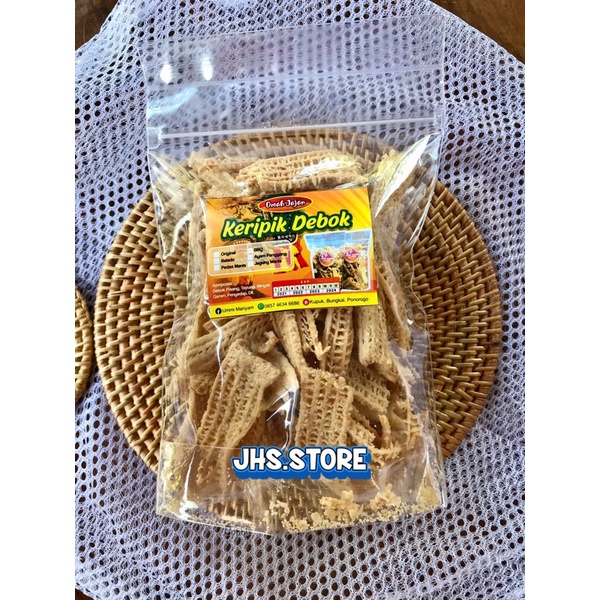 

Camilan Ringan Keripik Debok Pisang 125gr