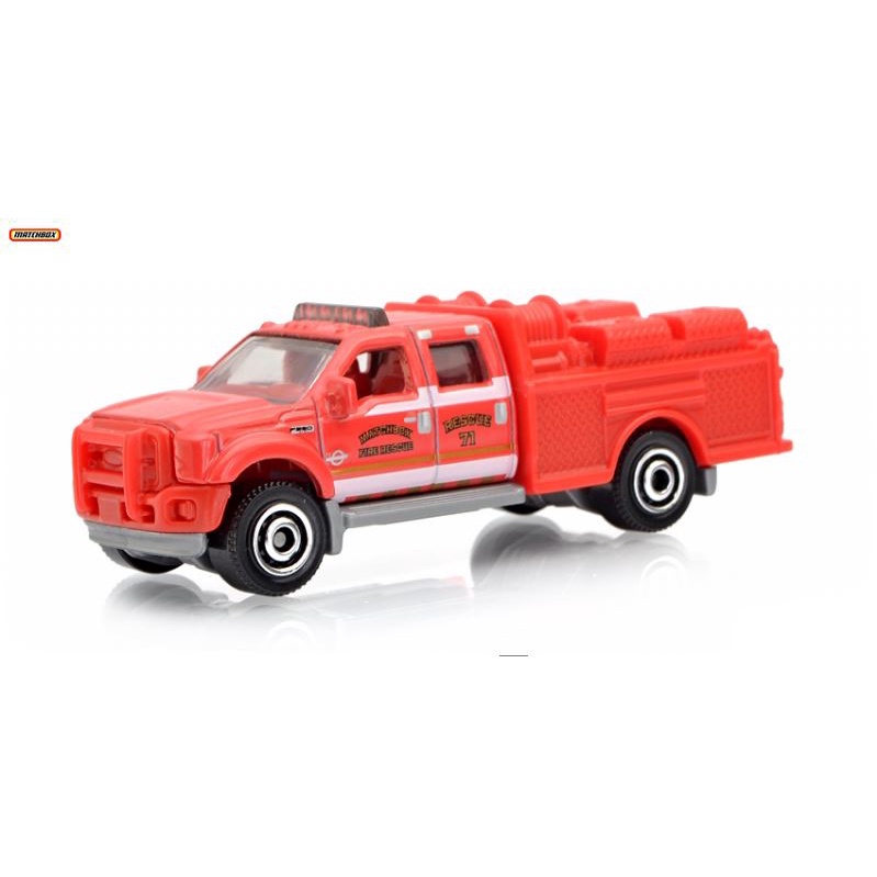 Matchbox Ford F-550 Super Duty Merah