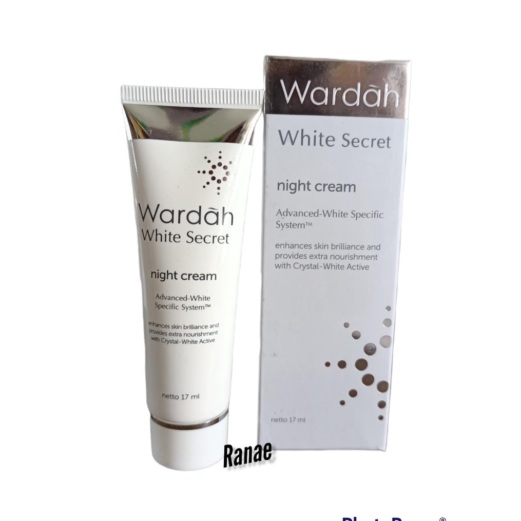 Wardah White Secret Advanced-White Specific System Day Cream Night Cream 17ml