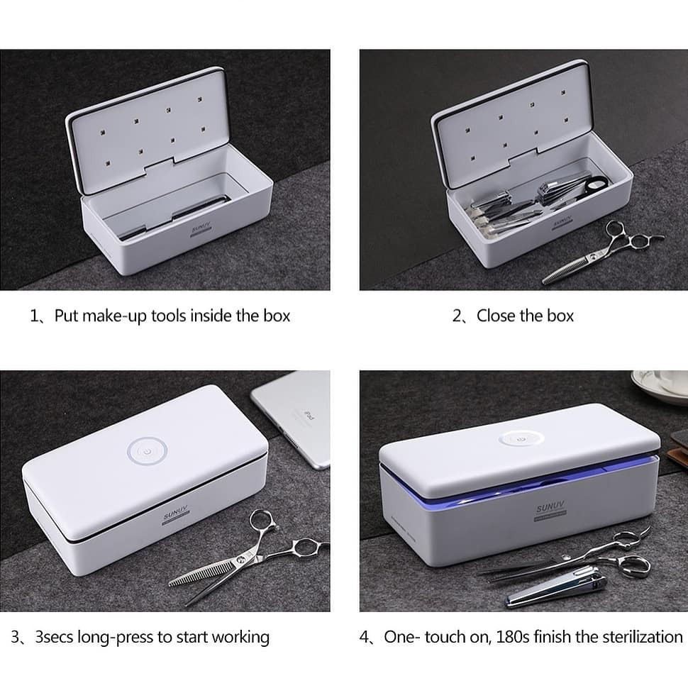 59S sterilizer box S2 SUNUV / sterilizer nail tool /sterilizer box nail art / led uv sterilizer box
