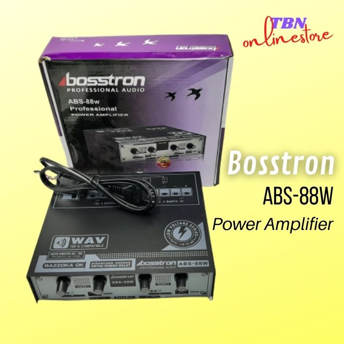 Power Amplifier BOSSTRON ABS-88W / Ampli khusus walet / Ampli walet