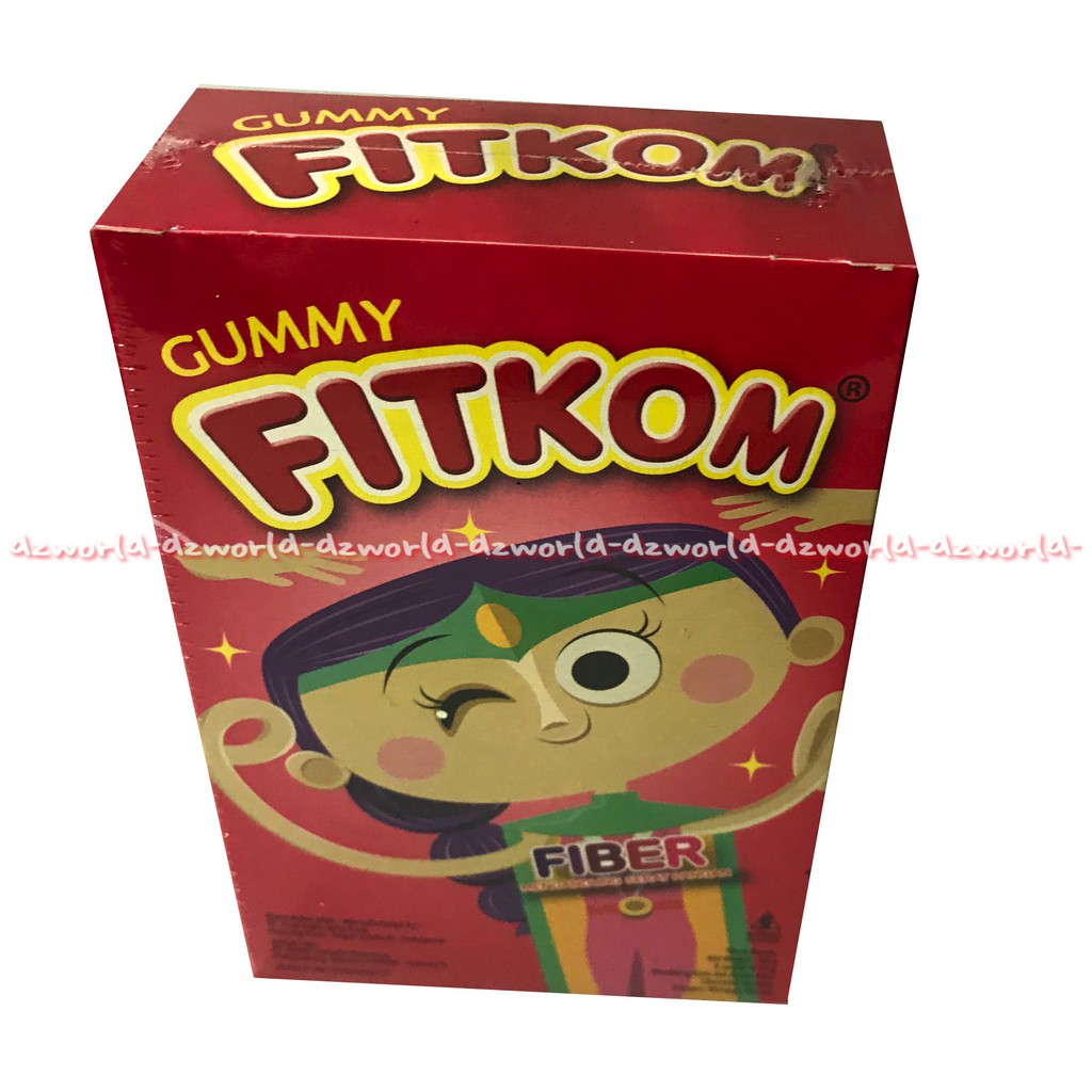 Gummy Fitkom Tinggi Vitamin Pink Gel Vitamin Dari Buah Dan Sayur Alami