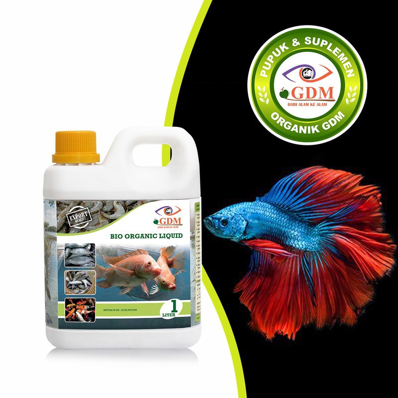 Suplemen Ikan Cupang Organik GDM 1 liter