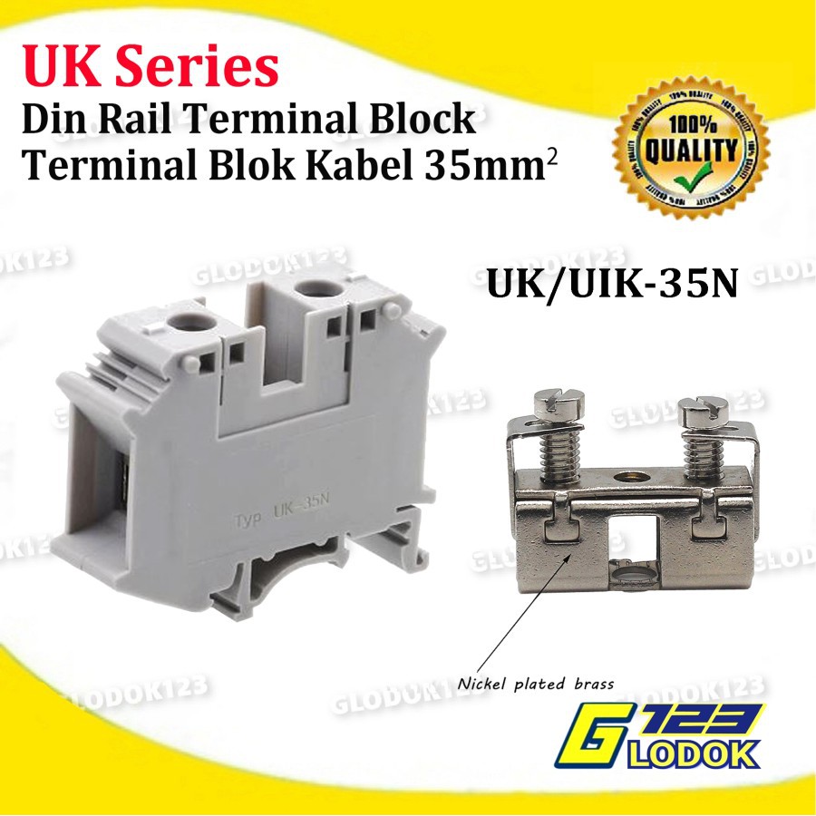 Terminal Block Din Rail 800V UK35N