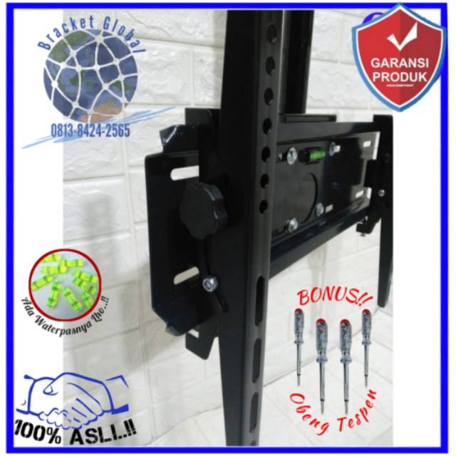 Bracket Tv ceilling/gantung/plafon 32&quot;-60&quot; universal cocok all merk TV