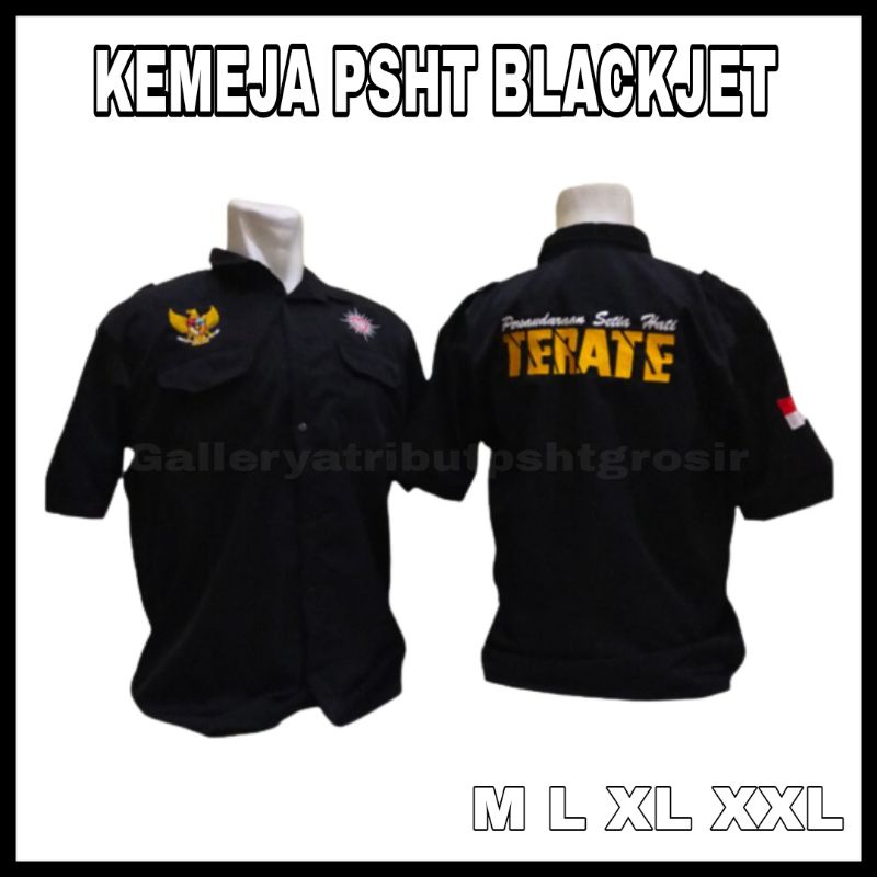 Baju PSHT Bordir-Kemeja PSHT-Hem Pria-Atasan Baju Bordir-Hem SH Terate-Kemeja Bordir Terbaru