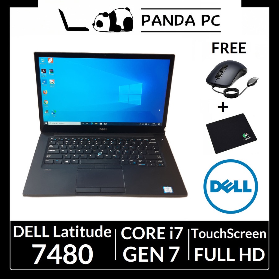 Dell Latitude E7480 Core i7 7th Gen Laptop Touchscreen Full HD 14 inch